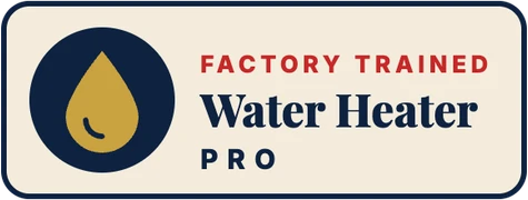 Factory-trained water heater pro