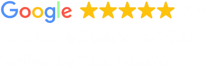 Rated 4.9 out of 5 stars on Google, Top Rated Service 2026